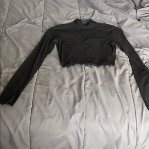 Mesh top see through